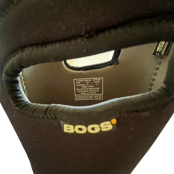 Bogs Classic High Women's Size 10 Waterproof Insulated Rubber Boots Outdoor - Picture 6 of 9